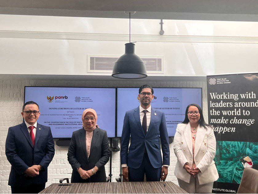 Indonesia Kerjasama Dengan Tony Blair Institute for Global Change