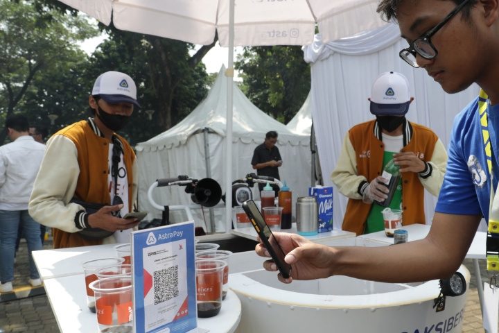 AstraPay pecahkan rekor baru transaksi harian pada sebuah event.