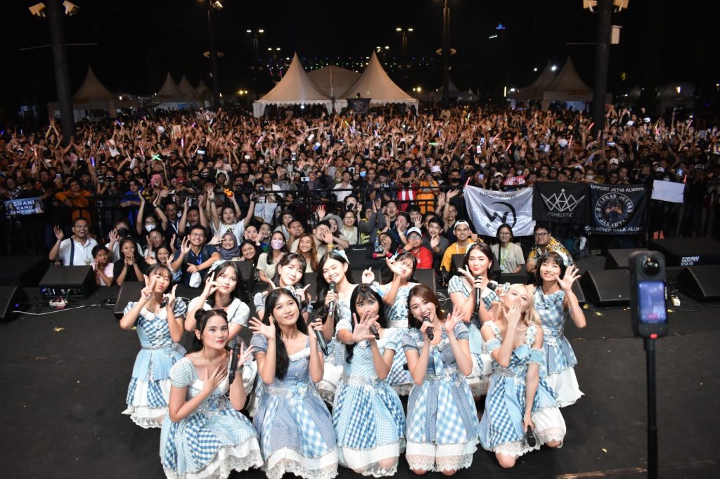 JKT48 Pecahkan Histeria Fans pada Jumat kemarin
