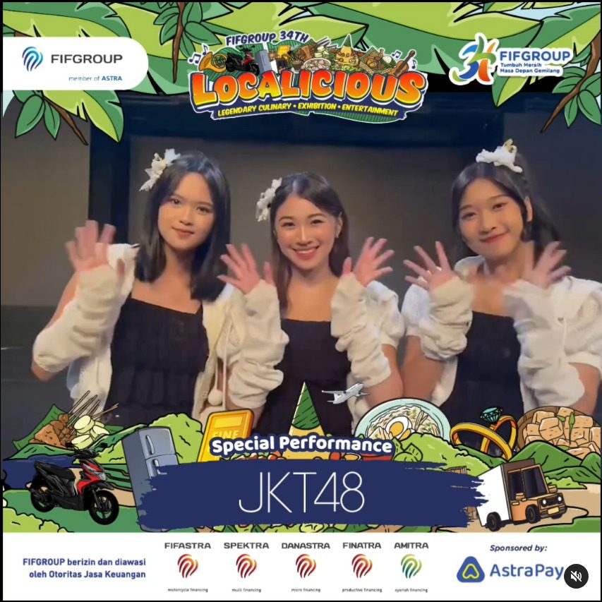 KT 48 Meriahkan Hari Kedua FIFGROUP 34th LOCALICIOUS