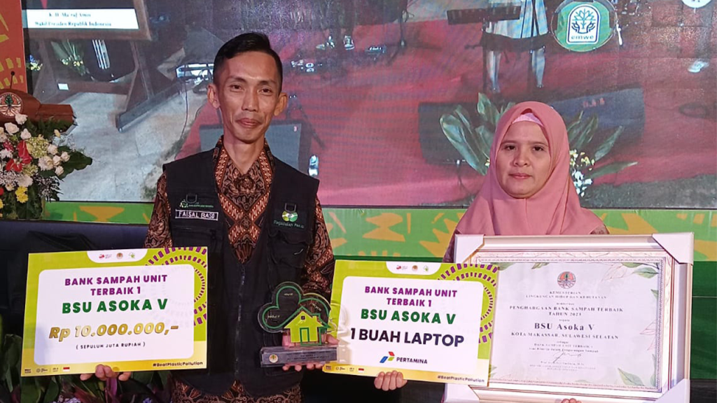 Bank Sampah ASOKA V yang merupakan bank sampah