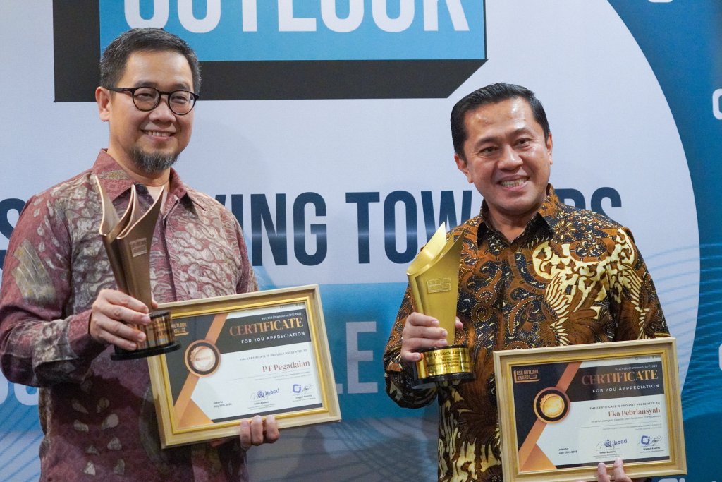 PT Pegadaian berhasil memborong dua penghargaan
