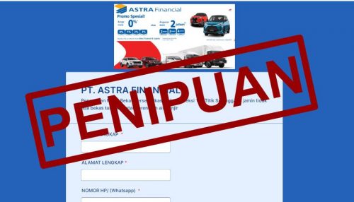 Waspadai penipuan link atasnamakan Astra Financial