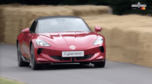 MG Cyberster Mobil Balap Listrik
