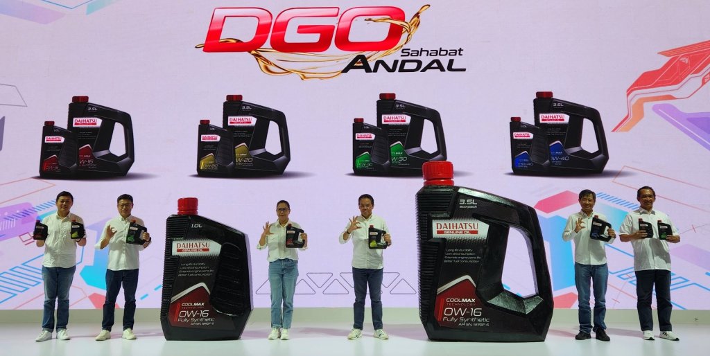 Daihatsu Luncurkan DGO Dengan Kemasan Baru, dalam rangka merayakan capaian penjualan DGO (Daihatsu Genuine Oil) dengan volume