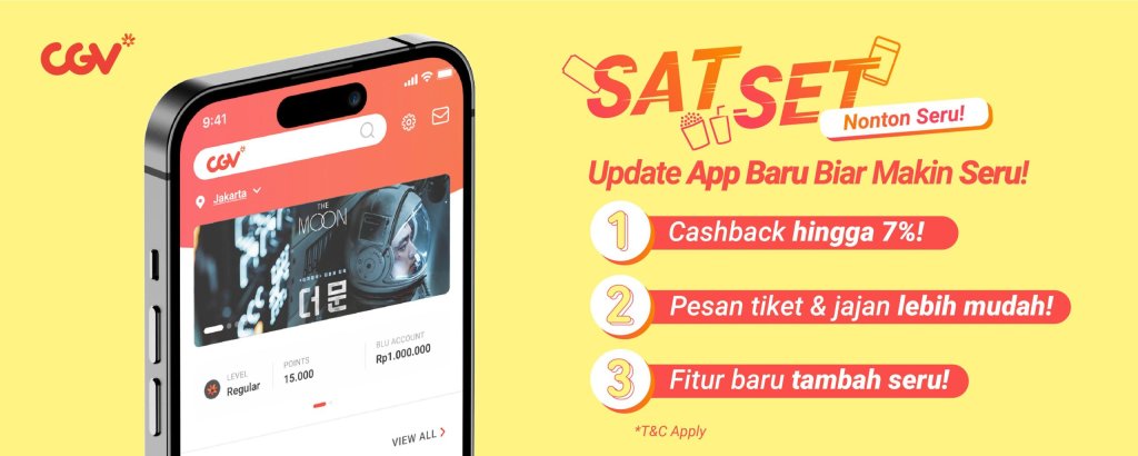CGV Indonesia Luncurkan Aplikasi Versi