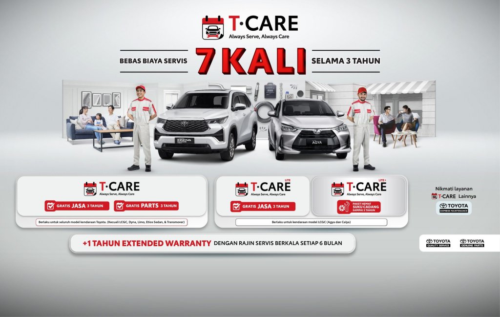 Program After Sales T-CARE Toyota, program T-CARE