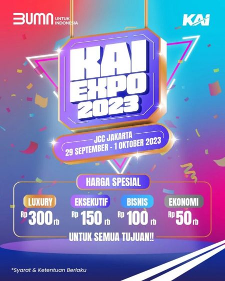"Crafting Your Journey" adalah tema dari KAI Expo 2023. PT Kereta Api Indonesia (Persero) menyelenggarakan event KAI Expo 2923