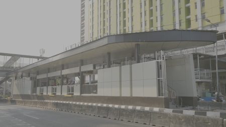 Halte Pasar Rumput, Jakarta Selatan telah selesai