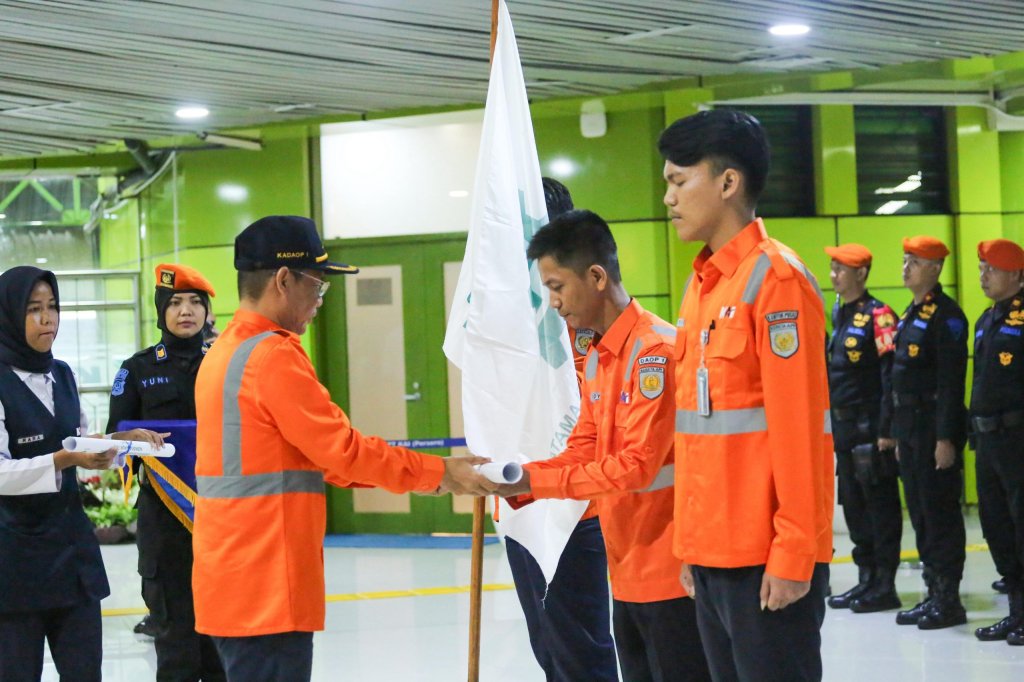 PT KAI Daop 1 Jakarta menggelar Apel Pasukan, yang diikuti