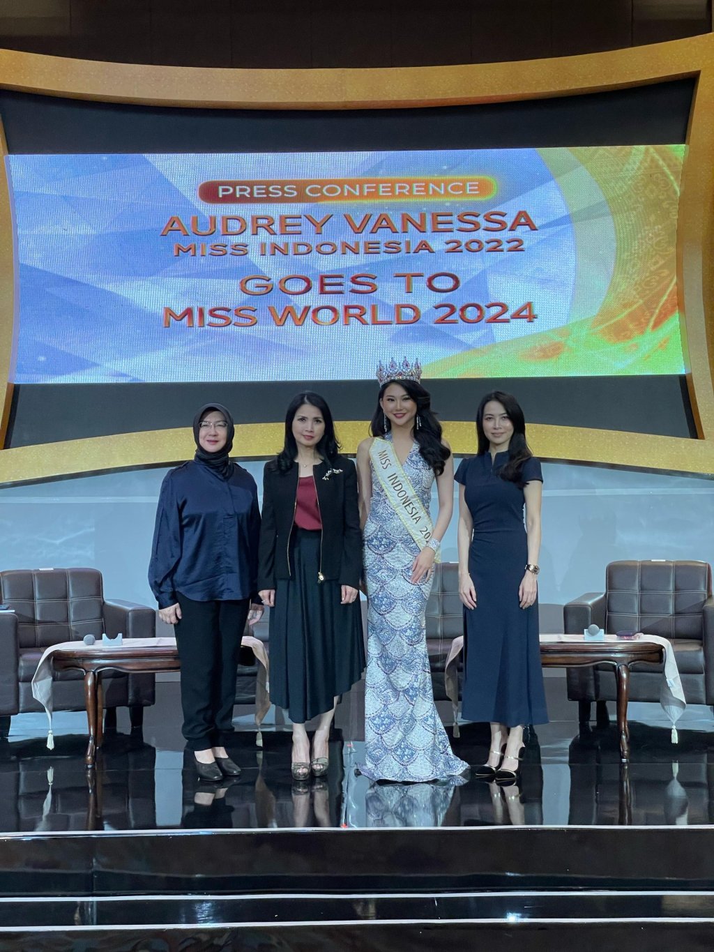 Audrey Vanessa Miss Indonesia 2022 Â akan berlaga