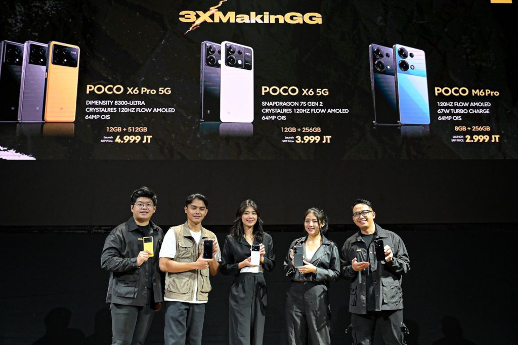 POCO,Â brandÂ teknologi yang populer meluncurkan tiga