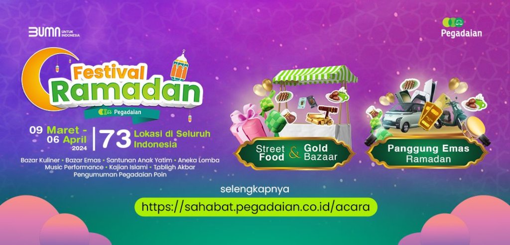 PT Pegadaian menghadirkan kembali program Festival