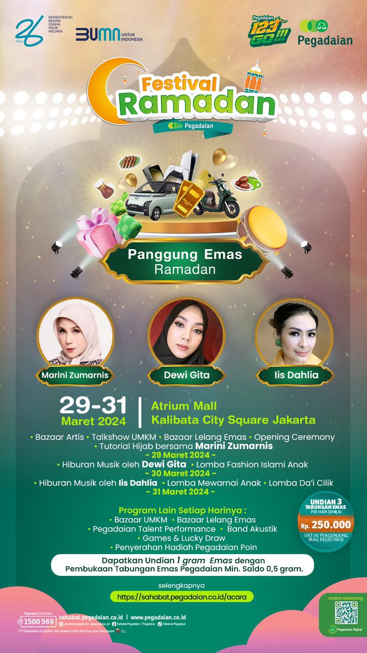 Ramadhan, PT Pegadaian Kanwil IX Jakarta2 akan