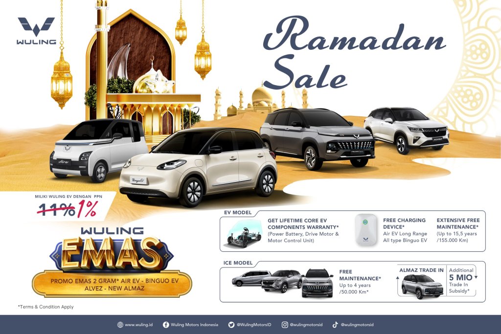 Wuling Motors (Wuling) menawarkan program promosi