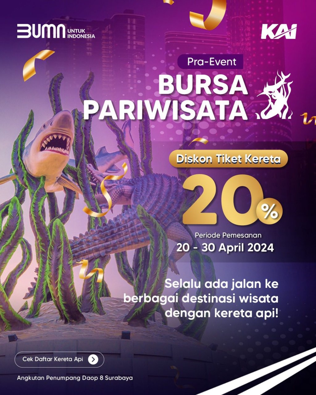 PT Kereta Api Indonesia (Persero) menyediakan promo