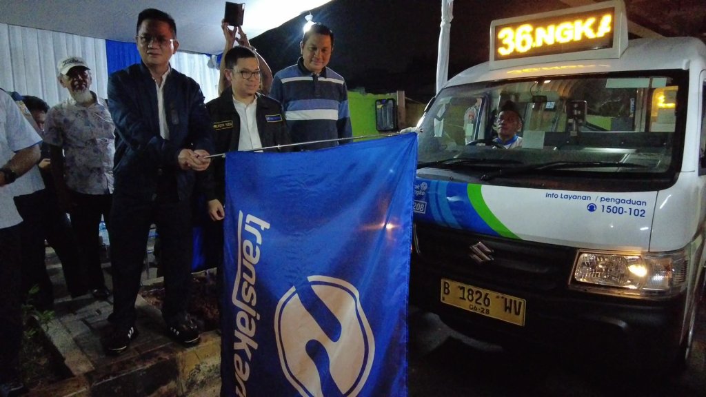 PT Transportasi Jakarta (Transjakarta) melakukan uji coba empat