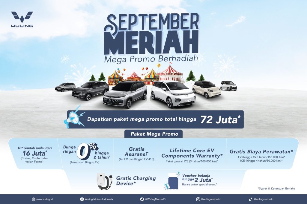 Wuling Motors (Wuling) kembali hadir dengan gebrakan menarik