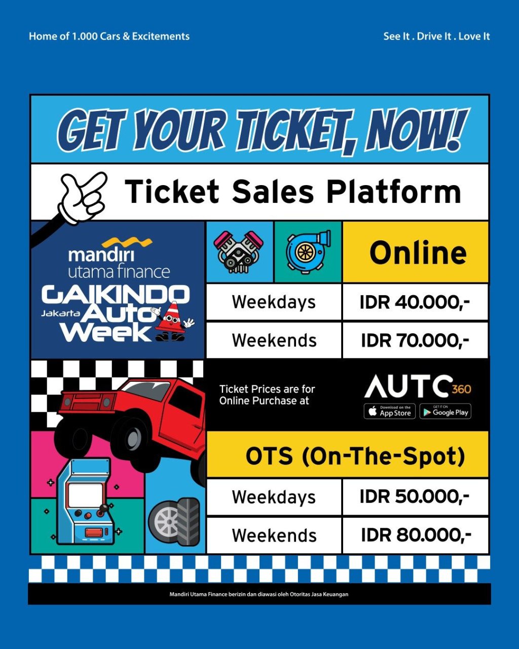 Mandiri Utama Finance GAIKINDO Jakarta Auto Week (MUF GJAW) 2024 hadir di ICE