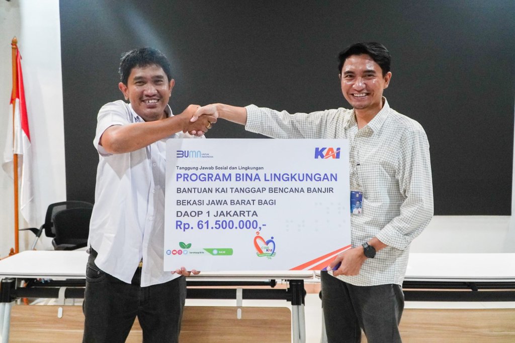 PT Kereta Api Indonesia (Persero) Daerah Operasi 1 Jakarta melalui