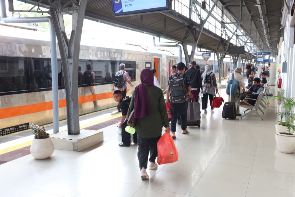 PT Kereta Api Indonesia (Persero) Daop 1 Jakarta mencatat